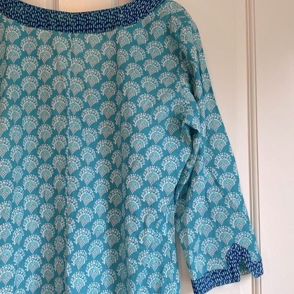 Cotton Tunic Dress from Nantucket - can dress up or down! M EUC no flaws - Picture 5 of 5